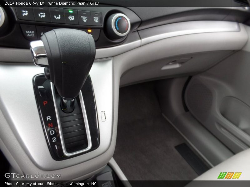 White Diamond Pearl / Gray 2014 Honda CR-V LX