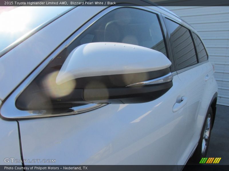 Blizzard Pearl White / Black 2015 Toyota Highlander Limited AWD