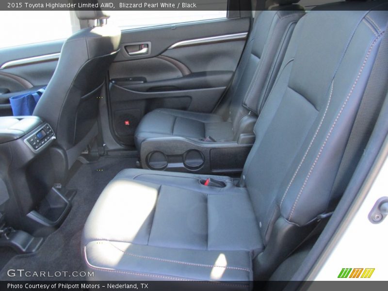 Blizzard Pearl White / Black 2015 Toyota Highlander Limited AWD
