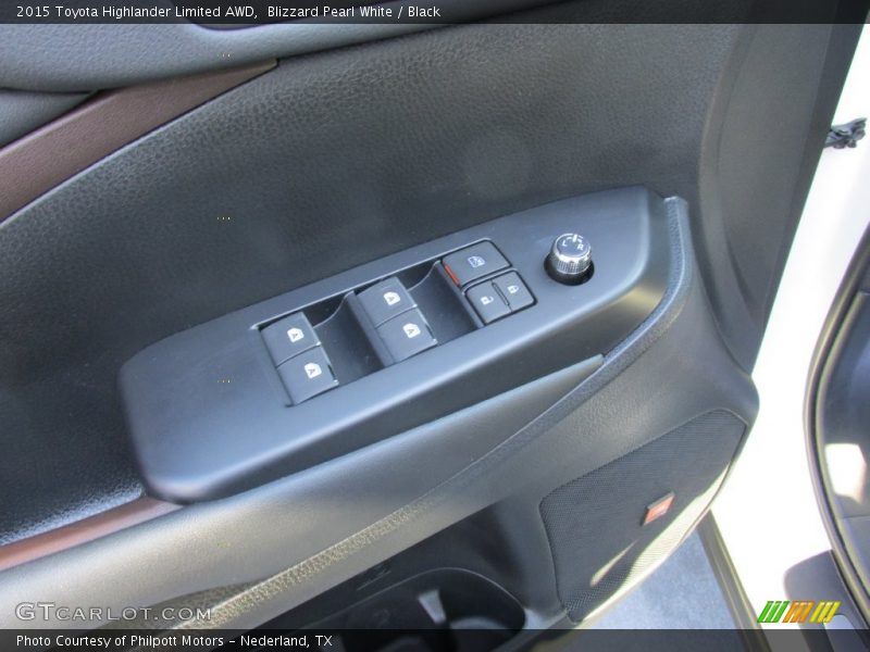 Blizzard Pearl White / Black 2015 Toyota Highlander Limited AWD
