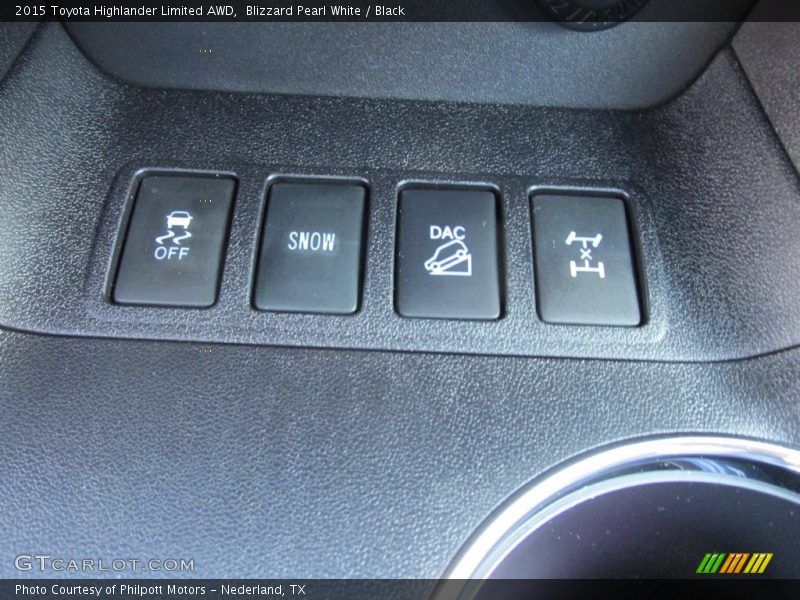 Blizzard Pearl White / Black 2015 Toyota Highlander Limited AWD