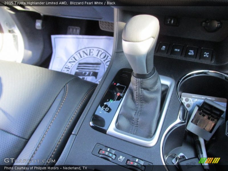 Blizzard Pearl White / Black 2015 Toyota Highlander Limited AWD