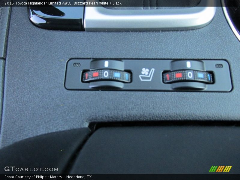 Blizzard Pearl White / Black 2015 Toyota Highlander Limited AWD