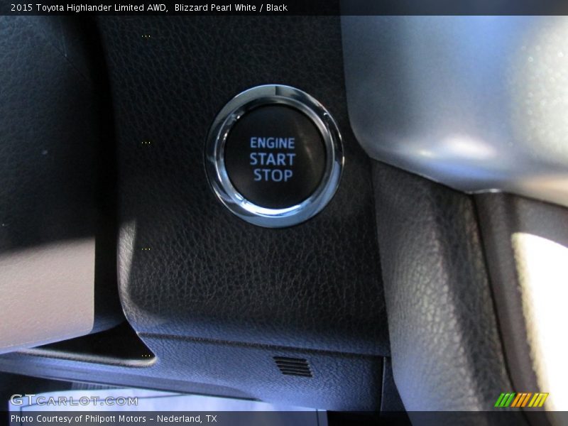 Blizzard Pearl White / Black 2015 Toyota Highlander Limited AWD