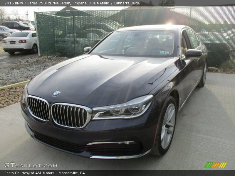 Front 3/4 View of 2016 7 Series 750i xDrive Sedan