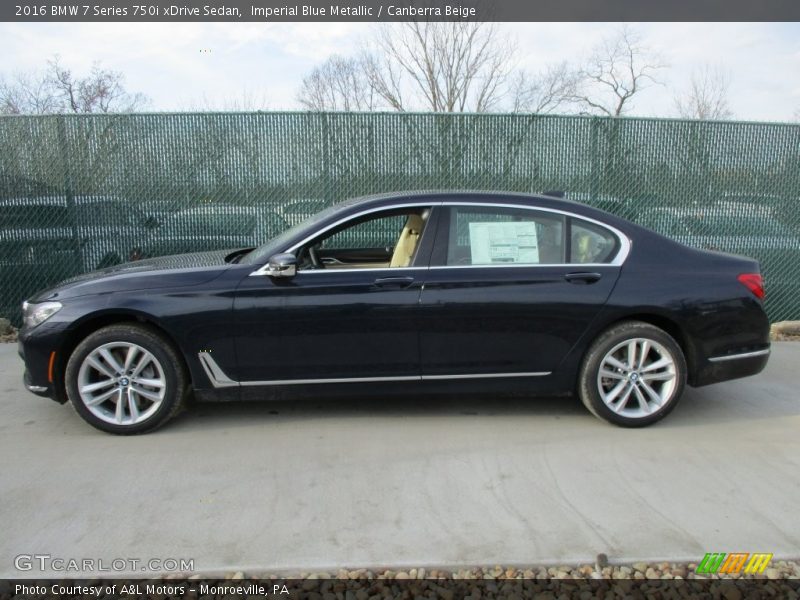  2016 7 Series 750i xDrive Sedan Imperial Blue Metallic