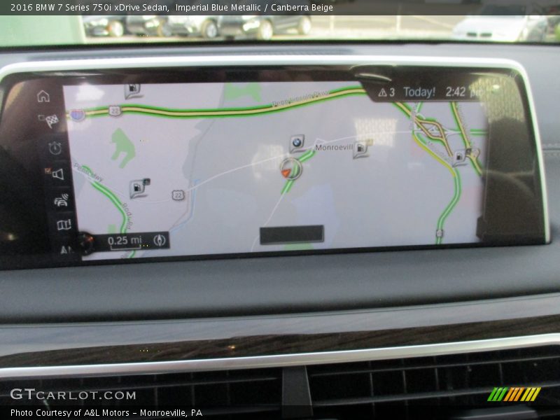 Navigation of 2016 7 Series 750i xDrive Sedan