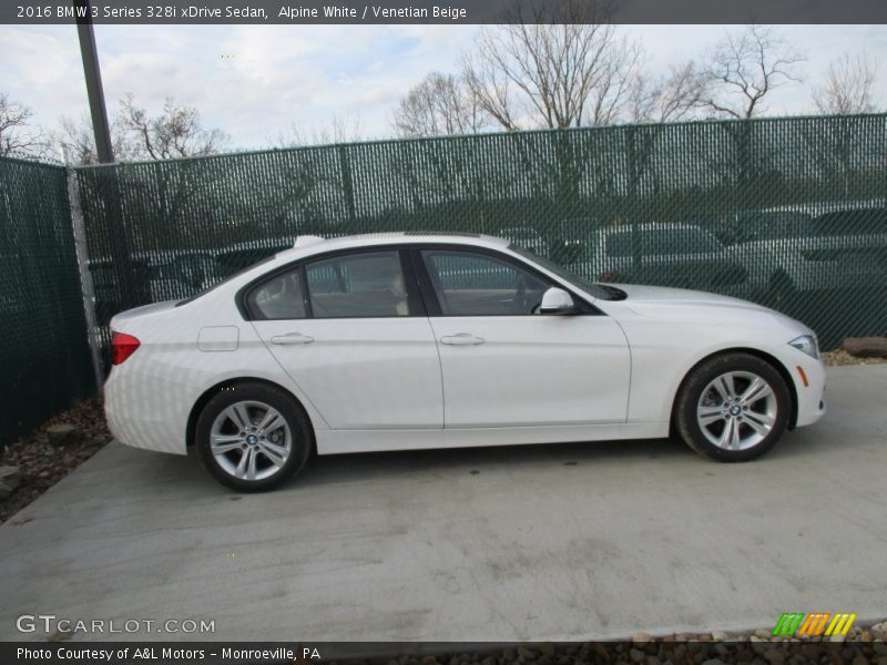 Alpine White / Venetian Beige 2016 BMW 3 Series 328i xDrive Sedan