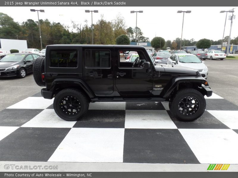 Black / Black/Dark Saddle 2015 Jeep Wrangler Unlimited Sahara 4x4