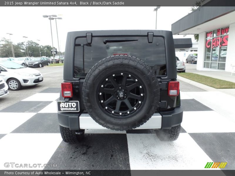 Black / Black/Dark Saddle 2015 Jeep Wrangler Unlimited Sahara 4x4