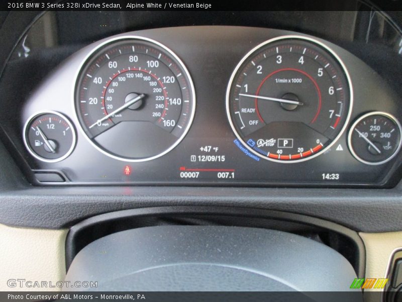 Alpine White / Venetian Beige 2016 BMW 3 Series 328i xDrive Sedan
