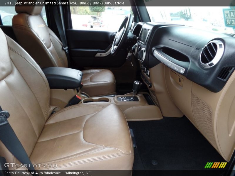 Black / Black/Dark Saddle 2015 Jeep Wrangler Unlimited Sahara 4x4
