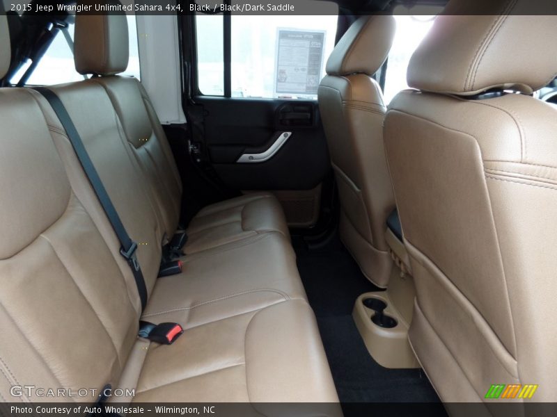 Black / Black/Dark Saddle 2015 Jeep Wrangler Unlimited Sahara 4x4