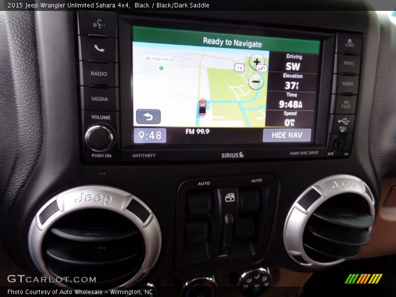 Black / Black/Dark Saddle 2015 Jeep Wrangler Unlimited Sahara 4x4