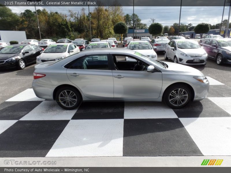 Celestial Silver Metallic / Black 2015 Toyota Camry SE