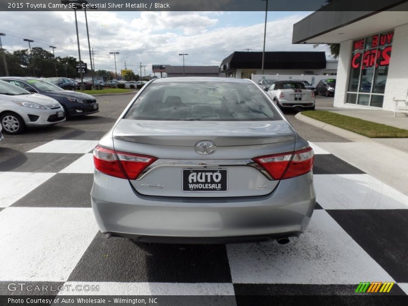 Celestial Silver Metallic / Black 2015 Toyota Camry SE