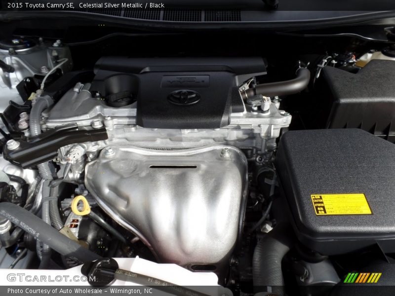Celestial Silver Metallic / Black 2015 Toyota Camry SE