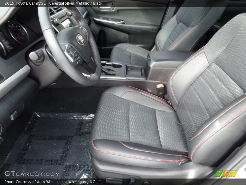 Celestial Silver Metallic / Black 2015 Toyota Camry SE