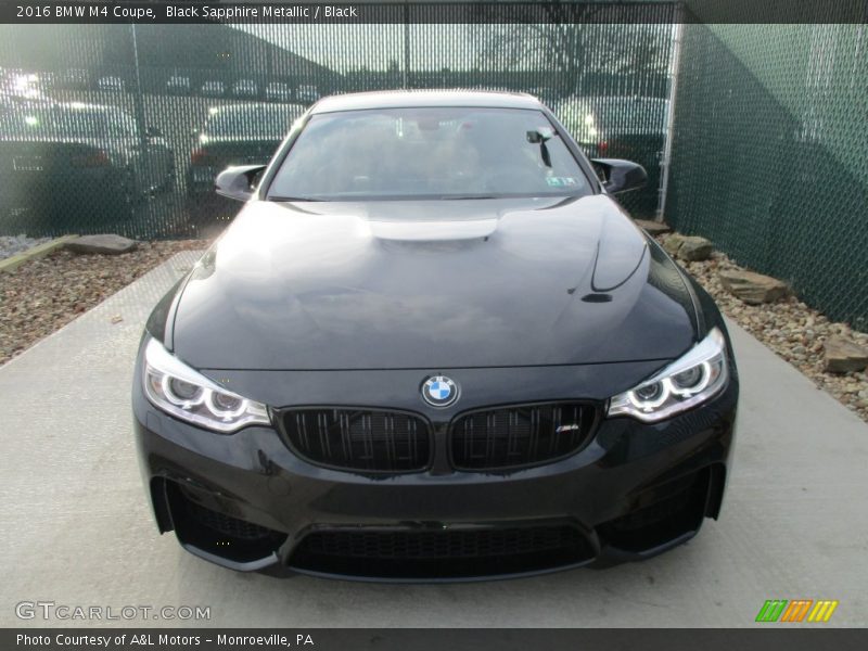 Black Sapphire Metallic / Black 2016 BMW M4 Coupe