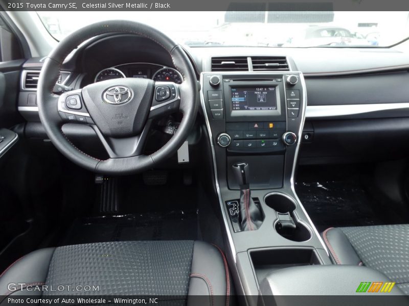 Celestial Silver Metallic / Black 2015 Toyota Camry SE