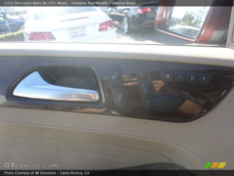 Cinnabar Red Metallic / Almond Beige 2013 Mercedes-Benz ML 350 4Matic