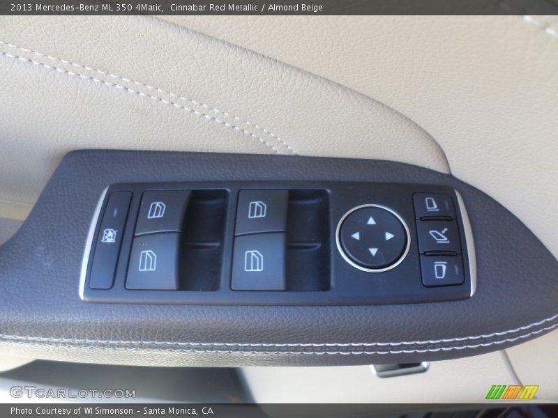 Cinnabar Red Metallic / Almond Beige 2013 Mercedes-Benz ML 350 4Matic
