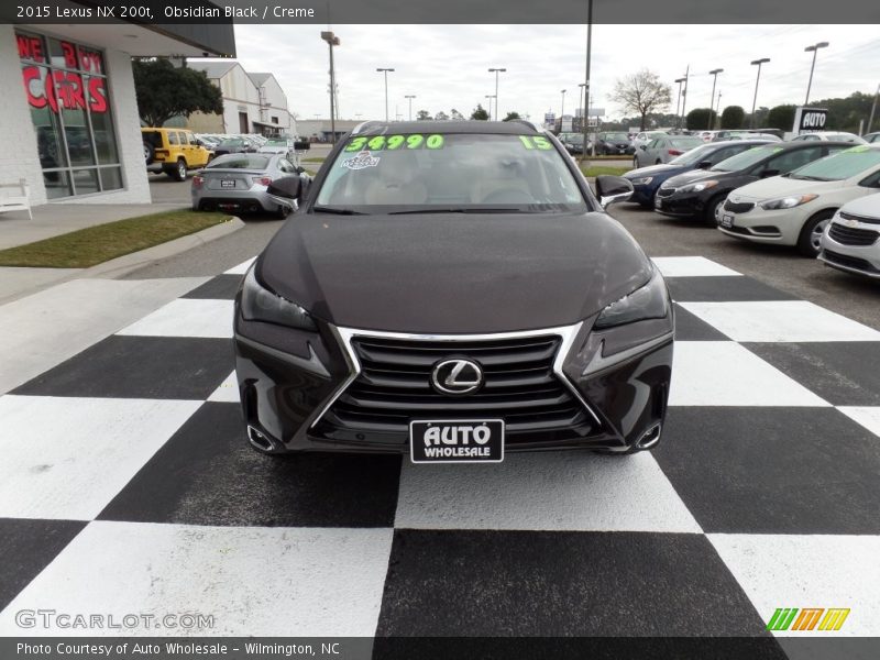 Obsidian Black / Creme 2015 Lexus NX 200t