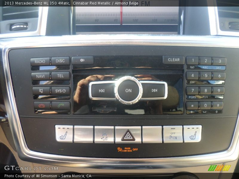 Cinnabar Red Metallic / Almond Beige 2013 Mercedes-Benz ML 350 4Matic