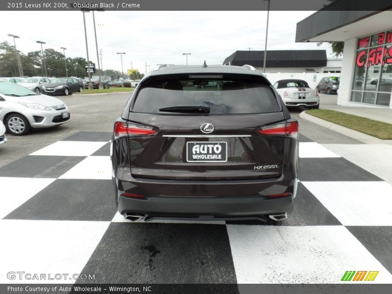 Obsidian Black / Creme 2015 Lexus NX 200t