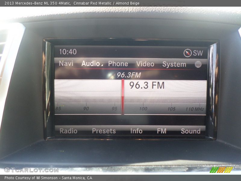 Cinnabar Red Metallic / Almond Beige 2013 Mercedes-Benz ML 350 4Matic