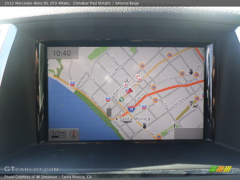 Cinnabar Red Metallic / Almond Beige 2013 Mercedes-Benz ML 350 4Matic
