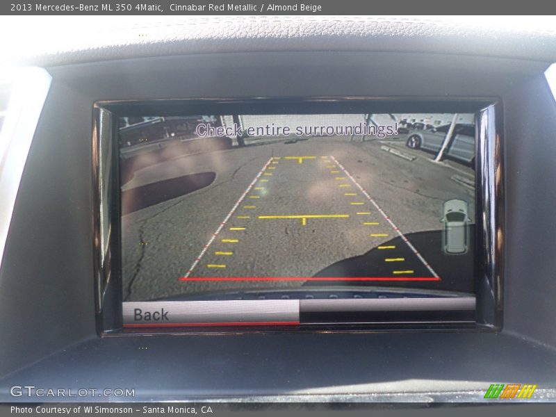 Cinnabar Red Metallic / Almond Beige 2013 Mercedes-Benz ML 350 4Matic