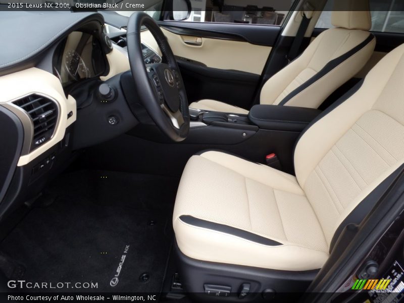 Obsidian Black / Creme 2015 Lexus NX 200t
