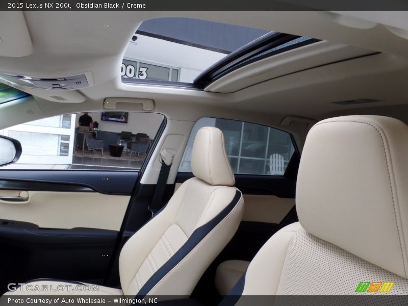 Obsidian Black / Creme 2015 Lexus NX 200t