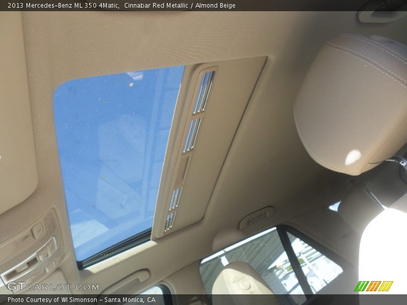 Cinnabar Red Metallic / Almond Beige 2013 Mercedes-Benz ML 350 4Matic