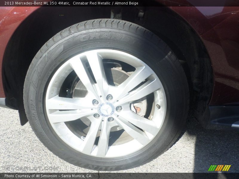 Cinnabar Red Metallic / Almond Beige 2013 Mercedes-Benz ML 350 4Matic
