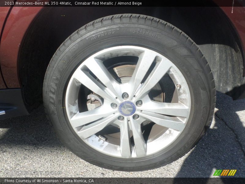 Cinnabar Red Metallic / Almond Beige 2013 Mercedes-Benz ML 350 4Matic