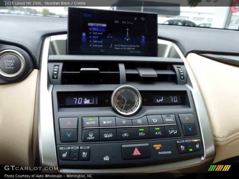 Obsidian Black / Creme 2015 Lexus NX 200t