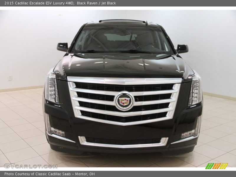 Black Raven / Jet Black 2015 Cadillac Escalade ESV Luxury 4WD