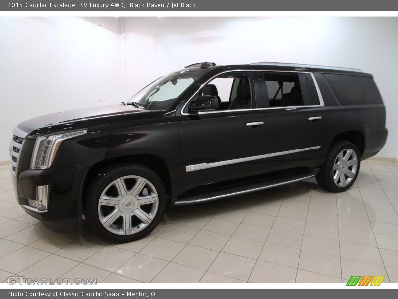 Black Raven / Jet Black 2015 Cadillac Escalade ESV Luxury 4WD