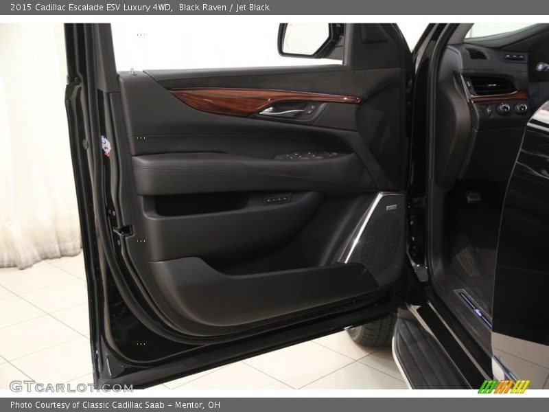 Black Raven / Jet Black 2015 Cadillac Escalade ESV Luxury 4WD