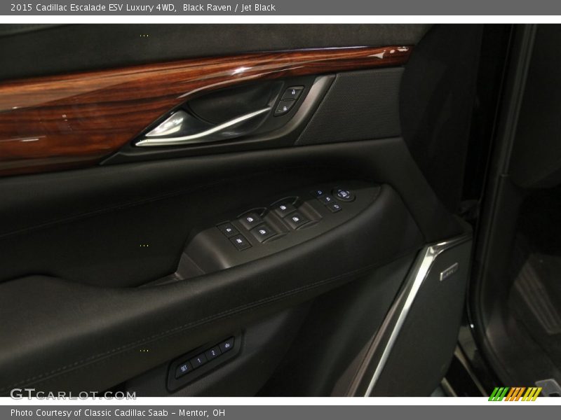 Black Raven / Jet Black 2015 Cadillac Escalade ESV Luxury 4WD