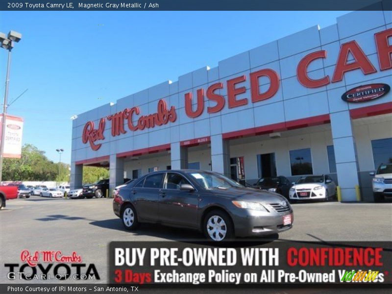 Magnetic Gray Metallic / Ash 2009 Toyota Camry LE