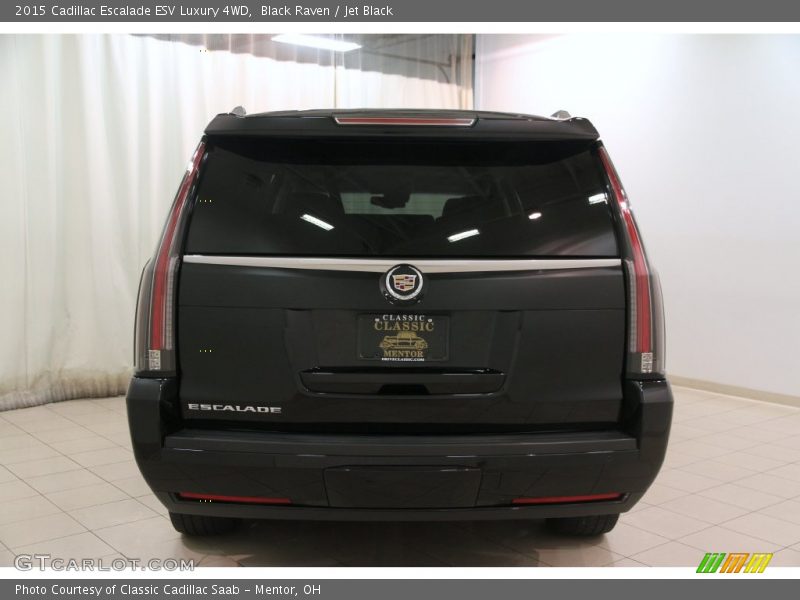 Black Raven / Jet Black 2015 Cadillac Escalade ESV Luxury 4WD