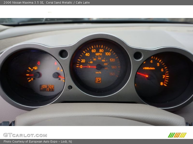 Coral Sand Metallic / Cafe Latte 2006 Nissan Maxima 3.5 SE
