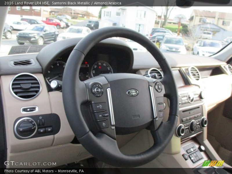 Santorini Black Metallic / Almond/Arabica 2016 Land Rover LR4 HSE