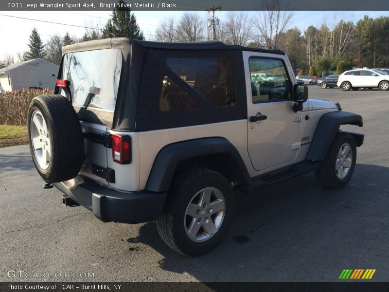 Bright Silver Metallic / Black 2011 Jeep Wrangler Sport 4x4