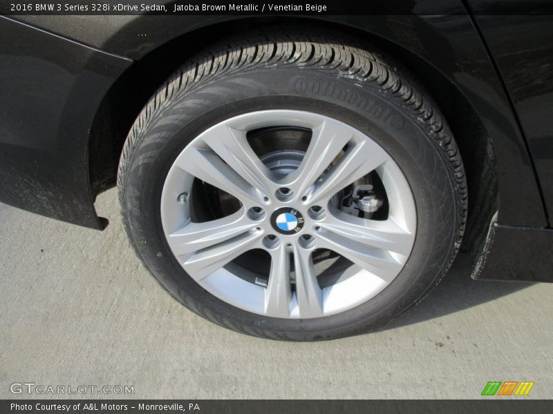 Jatoba Brown Metallic / Venetian Beige 2016 BMW 3 Series 328i xDrive Sedan
