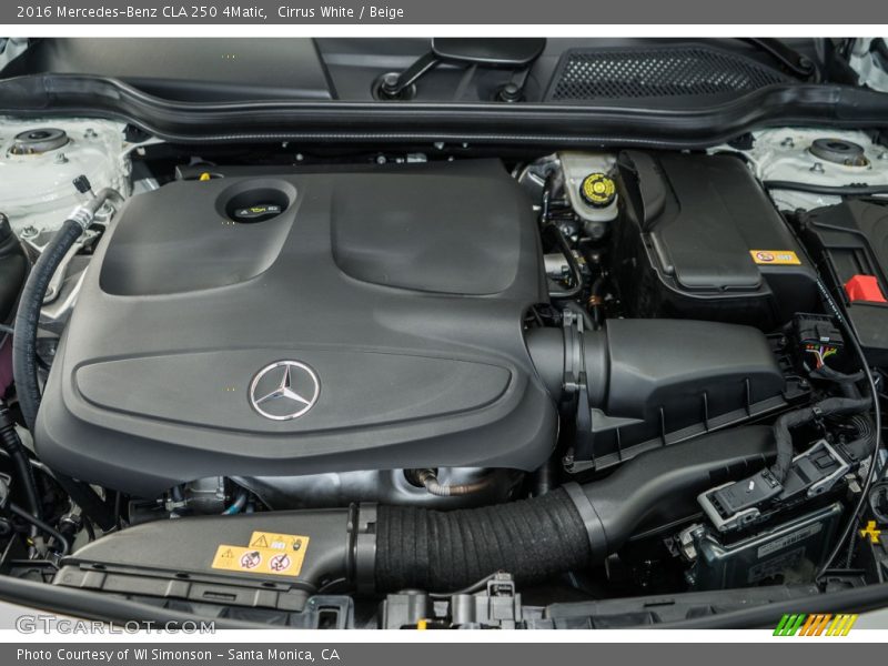 Cirrus White / Beige 2016 Mercedes-Benz CLA 250 4Matic