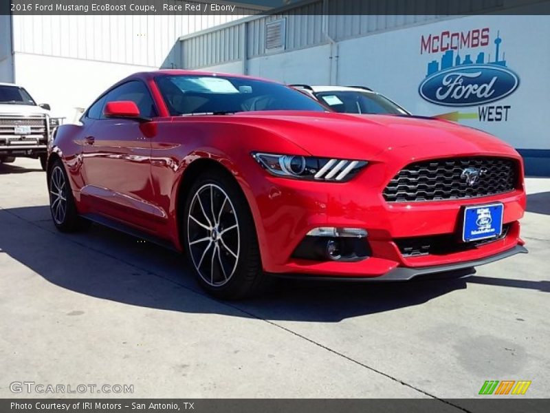 Race Red / Ebony 2016 Ford Mustang EcoBoost Coupe
